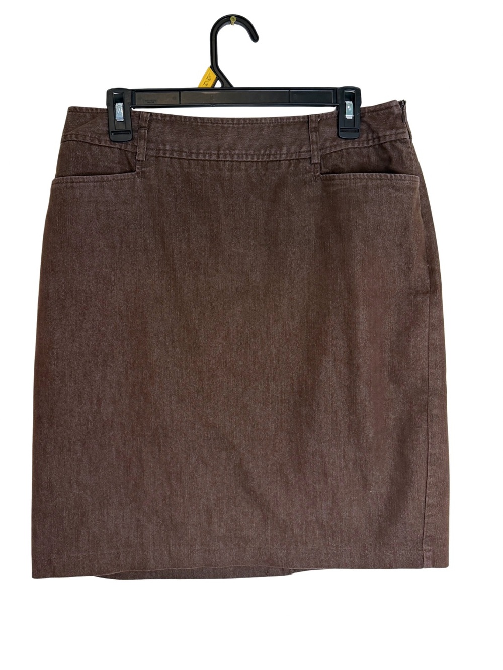 3/$20 NYCC Women's Brown Tailored Knee Length Pencil Skirt